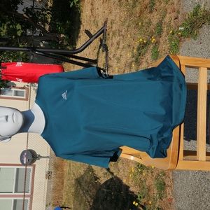 Adidas men's short sleeve shirt Color aqua size XL